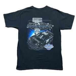Y2K Allstate 400 Brickyard NASCAR T Shirt Large Black Indy Speedway